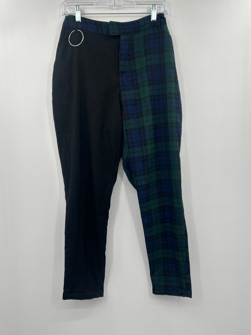 Hot Topic Punk Rock Grunge Tartan Plaid Colorblock Pants Size Large Mall Goth